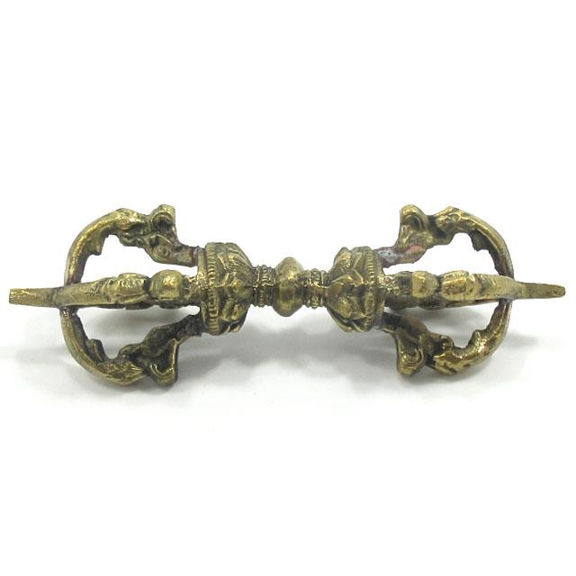 修縁堂】金剛塔鈴 鐘 法器仏具 チベット密教 バジュラ希少vajra21CM 修