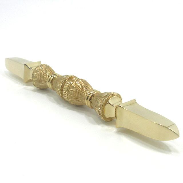 密教法具 独鈷杵 プルパ 金剛杭 ブルパ とっこしょ 精巧美品 真鍮 LL