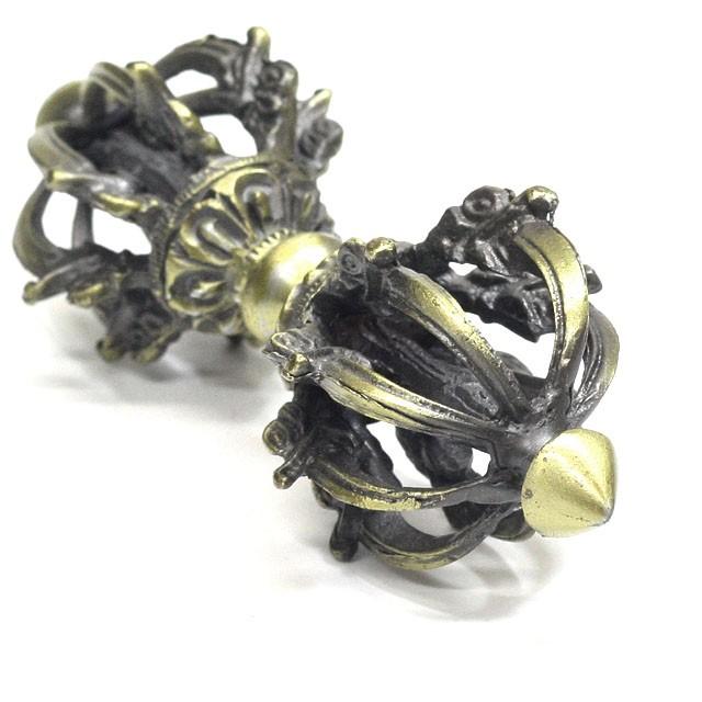 九鈷杵 バジュラ 金剛杵 密教法具 真鍮 約11.5cm ヴァジュラ