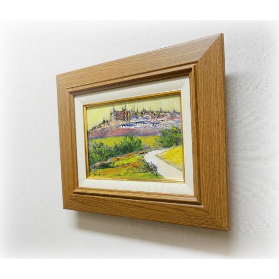 絵画 油絵 トレド （岡島哲夫） 【肉筆】【油絵】【外国の風景