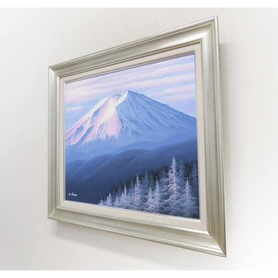 絵画 油絵 富士 F20号 （中尾靖） 【海・山】【肉筆】【油絵】【日本の