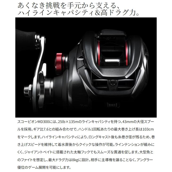 シマノ（SHIMANO） [90] 24 スコーピオン MD 301XG LEFT : かめや釣具