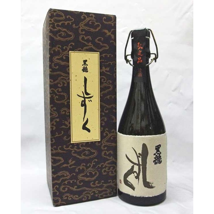 黒龍 （クール便発送）黒龍 しずく 大吟醸 720ml 日本酒（箱入）（2025