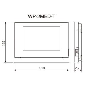 アイホン（aiphone） WP-2MED-T モニター付親機 Σ : 住設建材カナモ