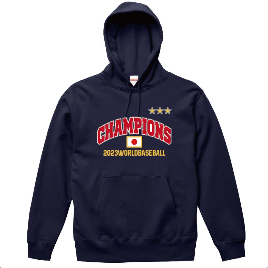 優勝記念 2023WBC侍ジャパン 野球 日本代表優勝記念パーカー サムライ