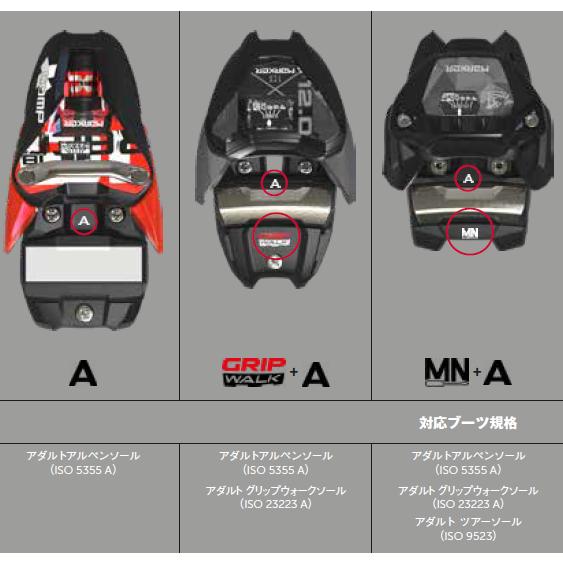 MARKER（マーカー） 24 MARKER GRIFFON 13 ブラック×イエロー 山スキー