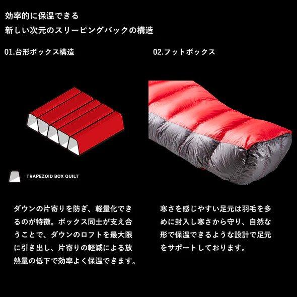 NANGA（ナンガ） オーロラライト 350DX レギュラー 登山 寝袋 シュラフ