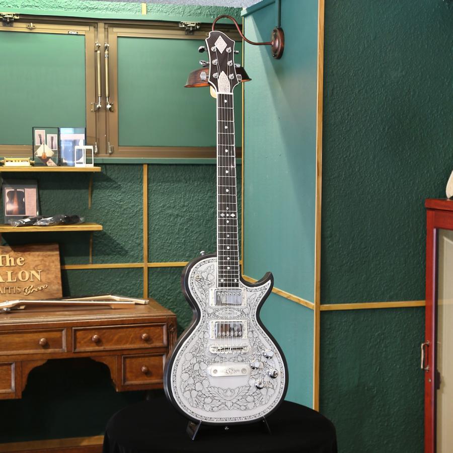 Zemaitis ゼマイティス エレキギター MFG-AC-24, Black Metal Fronts