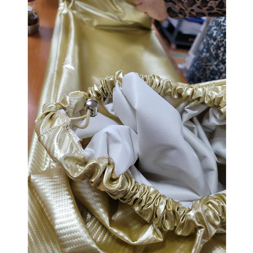 hanbibi ハンビビ、ヨモギ蒸しマント、厚いの首回り紐、ヨモギ蒸し