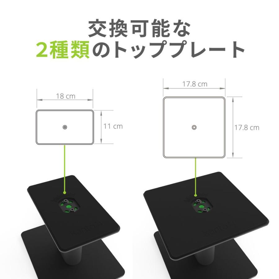 Kanto Kanto Audio デスクトップ スピーカースタンド SP6HD ブラック