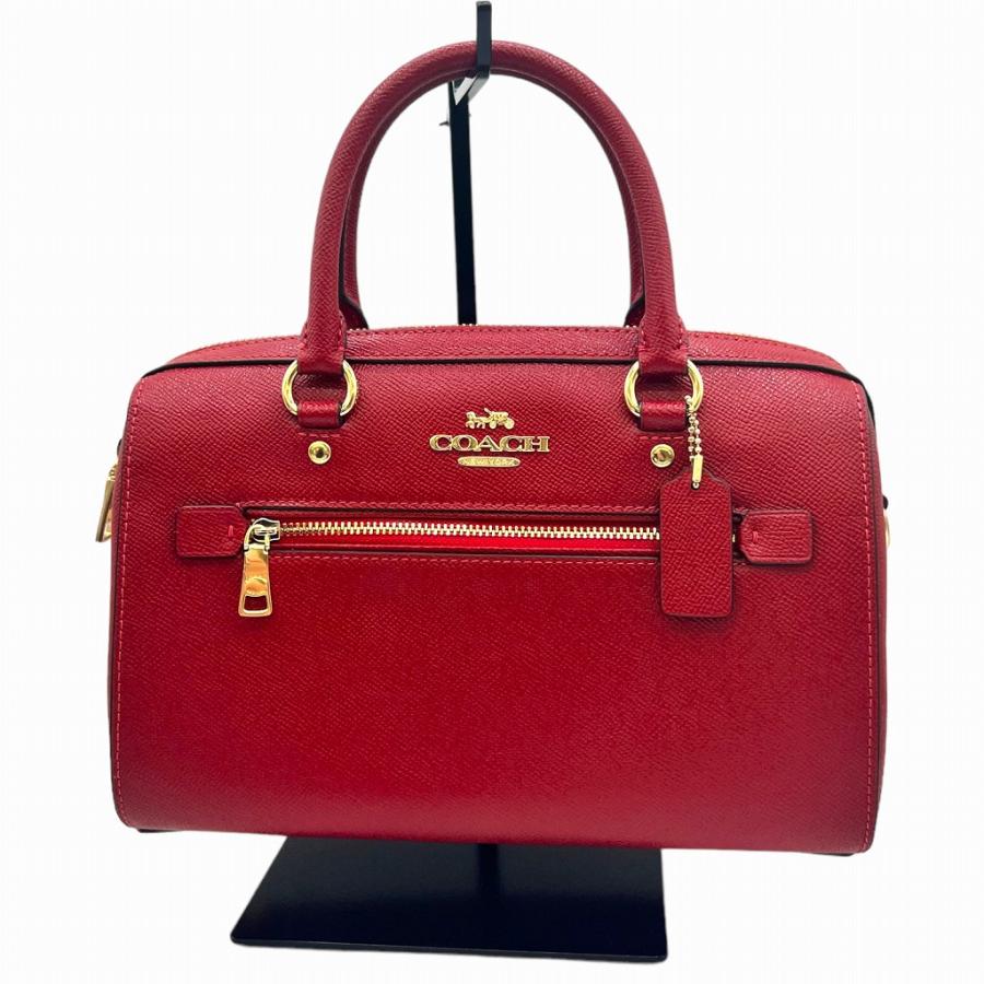 COACH（コーチ） F79946 2WAY ショルダーバッグ 赤 ハンドバッグ