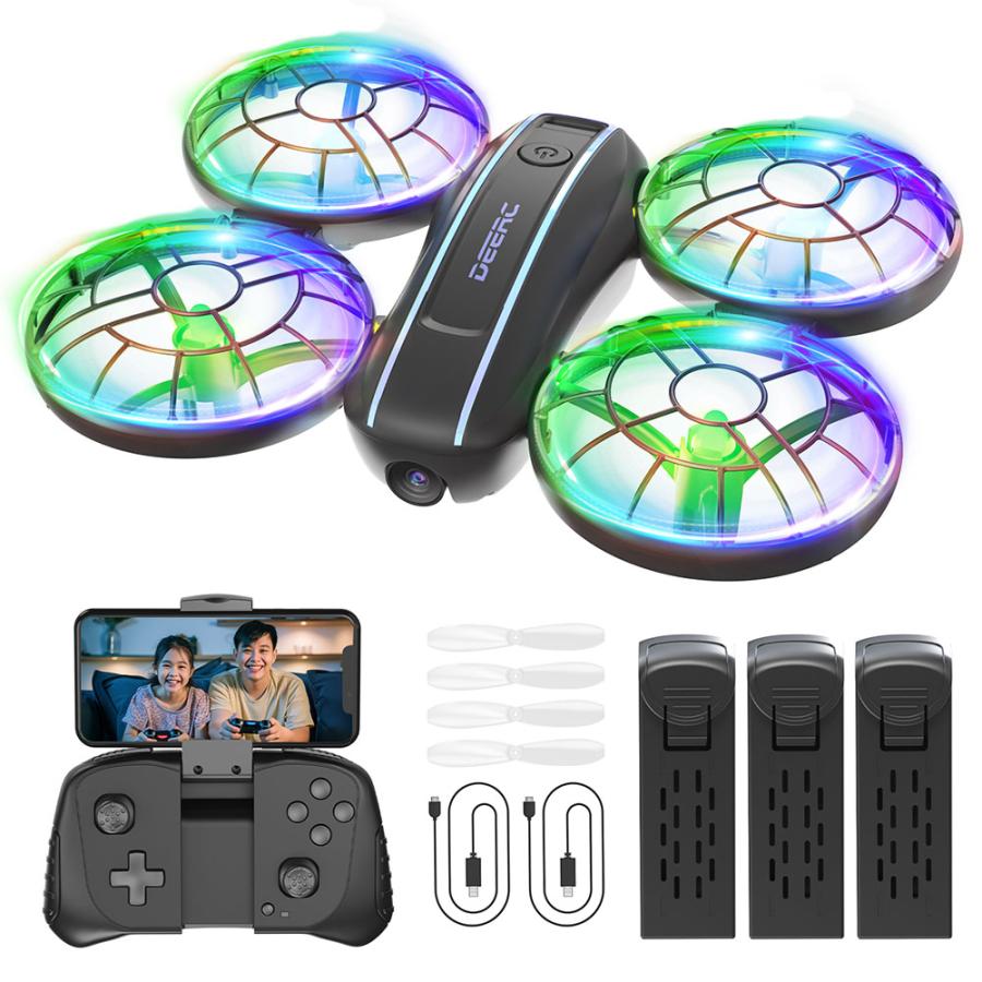 ドローン カメラ付き 子供向け 免許不要 おもちゃ 100g未満 Holyton