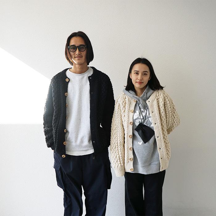 INVERALLAN（インバーアラン） 4A GOLFER -NATURAL カーディガン ノー