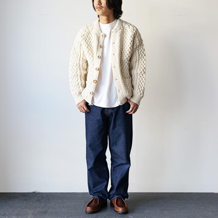 INVERALLAN（インバーアラン） 4A GOLFER -NATURAL カーディガン ノー