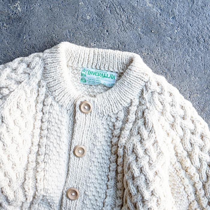INVERALLAN（インバーアラン） 4A GOLFER -NATURAL カーディガン ノー