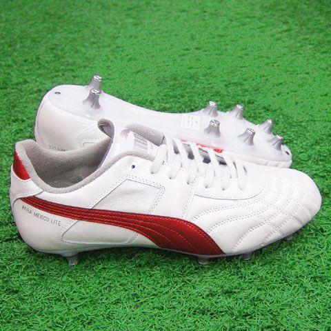 PUMA（プーマ） パラメヒコ ライト SG ホワイトパール×マーズレッド