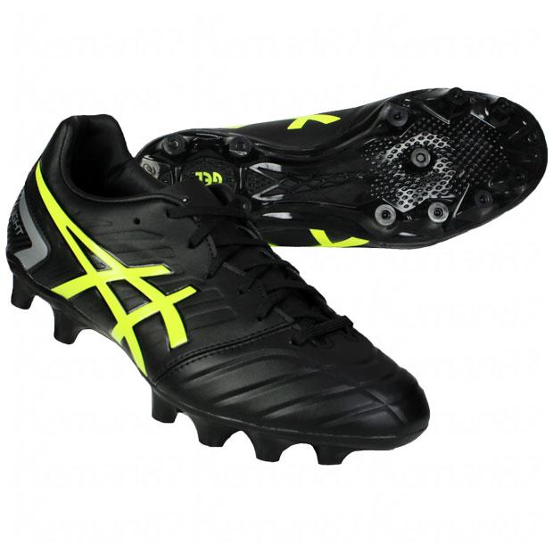 ASICS（アシックス） DSライト クラブ ブラック×セーフティイエロー