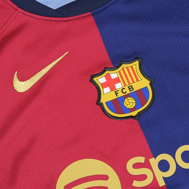 NIKE（ナイキ） ジュニア FCバルセロナ 24-25 ホーム 半袖レプリカ