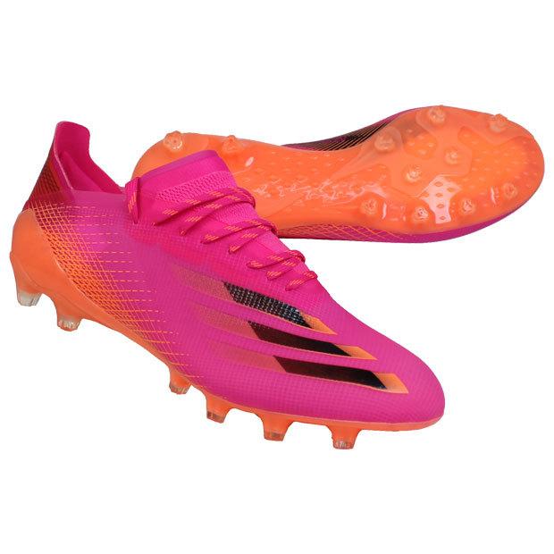 adidas（アディダス） エックス ゴースト.1 AG ショックピンク×コア