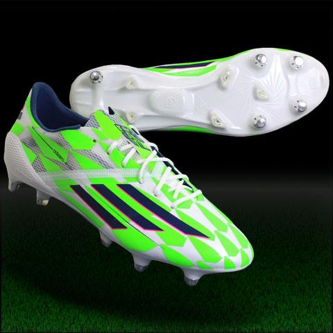 adidas（アディダス） アディゼロ F50 SG コアホワイト×リッチブルー