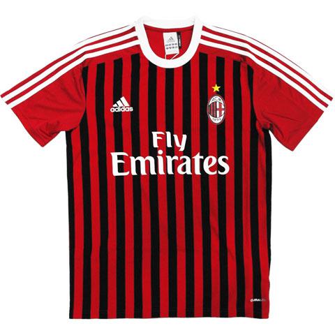 adidas（アディダス） ACミラン 11-12 ホーム半袖レプリカTシャツ