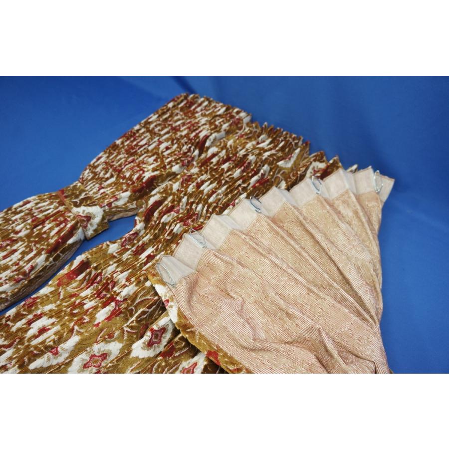 大花束 仮眠カーテンセット 横2400mm×縦800mm オレンジ : トラック