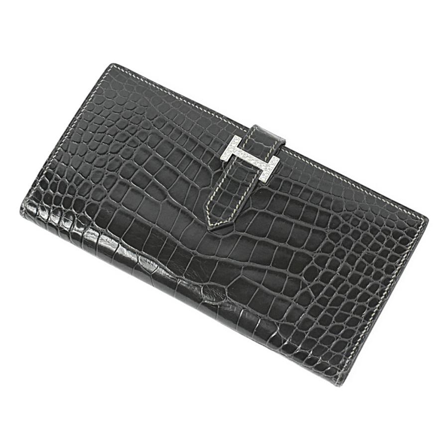HERMES（エルメス） 超豪華 長財布 ベアン アリゲーター クロコダイル