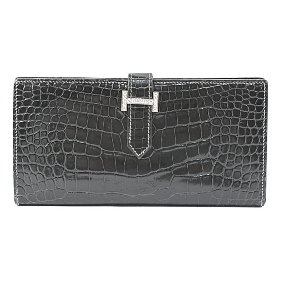 HERMES（エルメス） 超豪華 長財布 ベアン アリゲーター クロコダイル