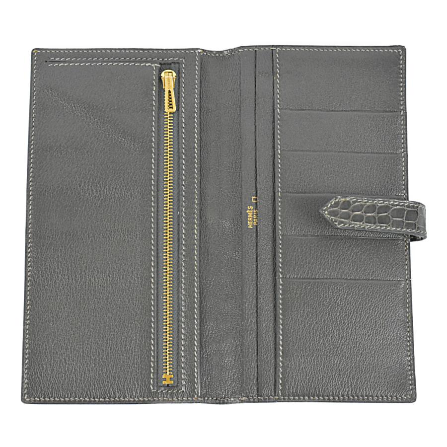 HERMES（エルメス） 超豪華 長財布 ベアン アリゲーター クロコダイル