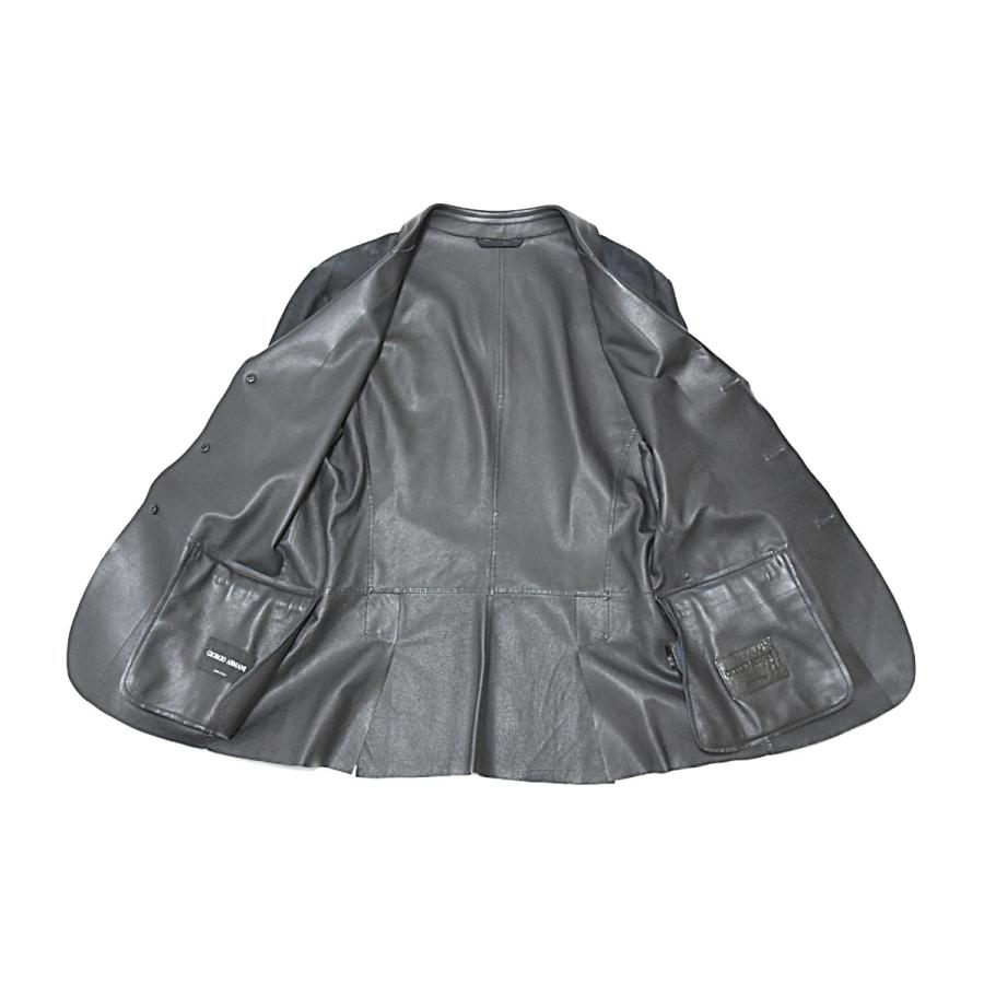 GIORGIO ARMANI ジョルジオアルマーニ 美品 極上の逸品 ラムレザー