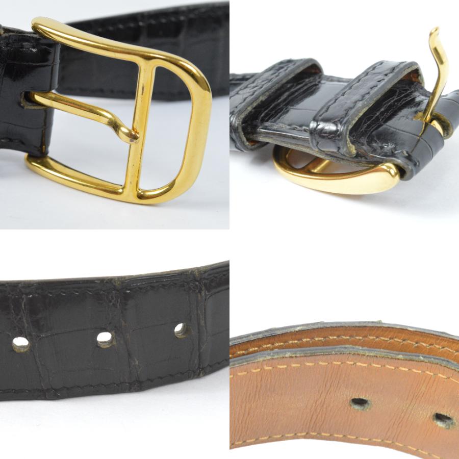 HERMES（エルメス） 美品 豪華 アリゲーター クロコダイル メンズ