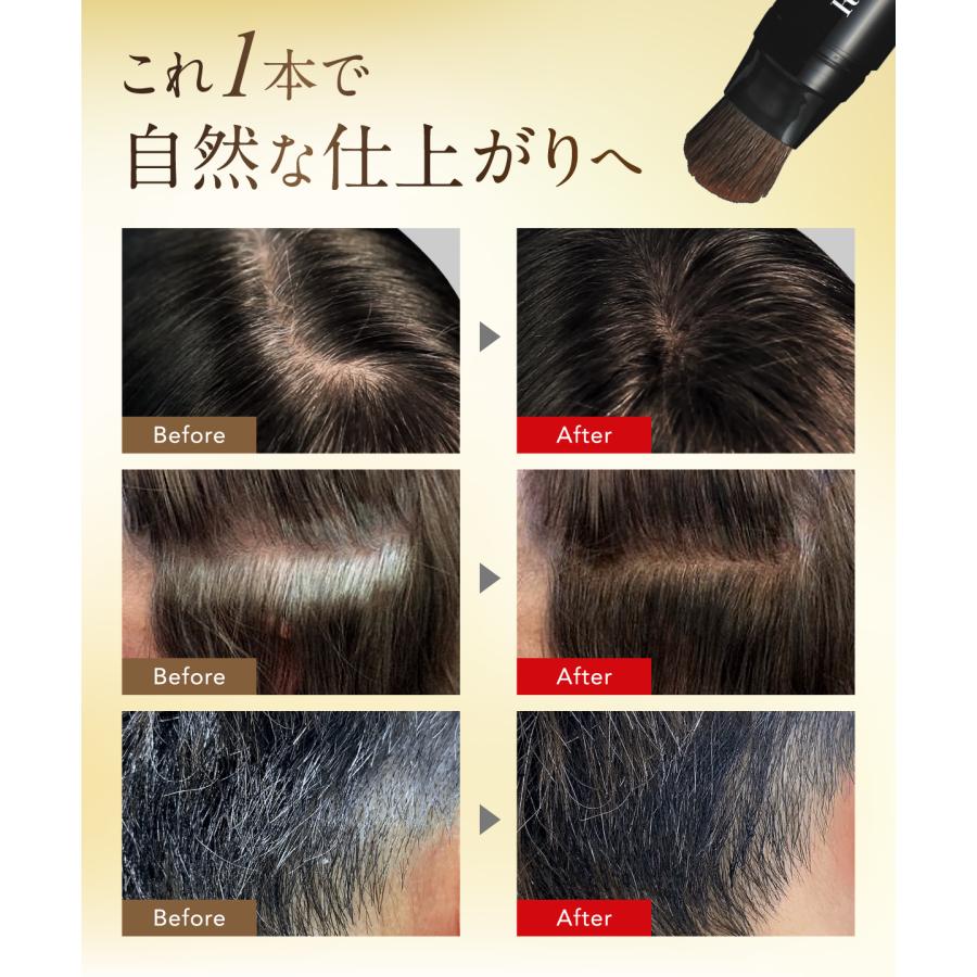 綺和美 白髪隠し 2本セット 生え際 部分染め スティック 部分 白髪染め