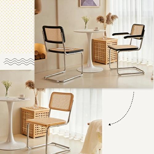 10%OFF期間限定☆レビュー特典・ダイニングチェア ラタンチェア 椅子