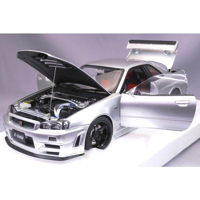 オートアート コンポジット 1/18 ニスモ R34 GT-R Z-tune シルバー