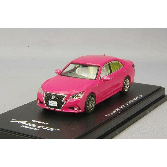 ミニカー/完成品 ENIF 1/64 トヨタ クラウン アスリート G 2014 ピンク