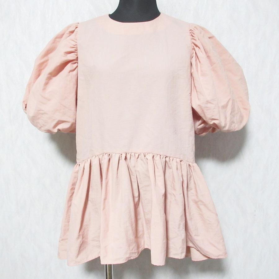 Tsuru by Mariko Oikawa パフスリーブペプラムトップス