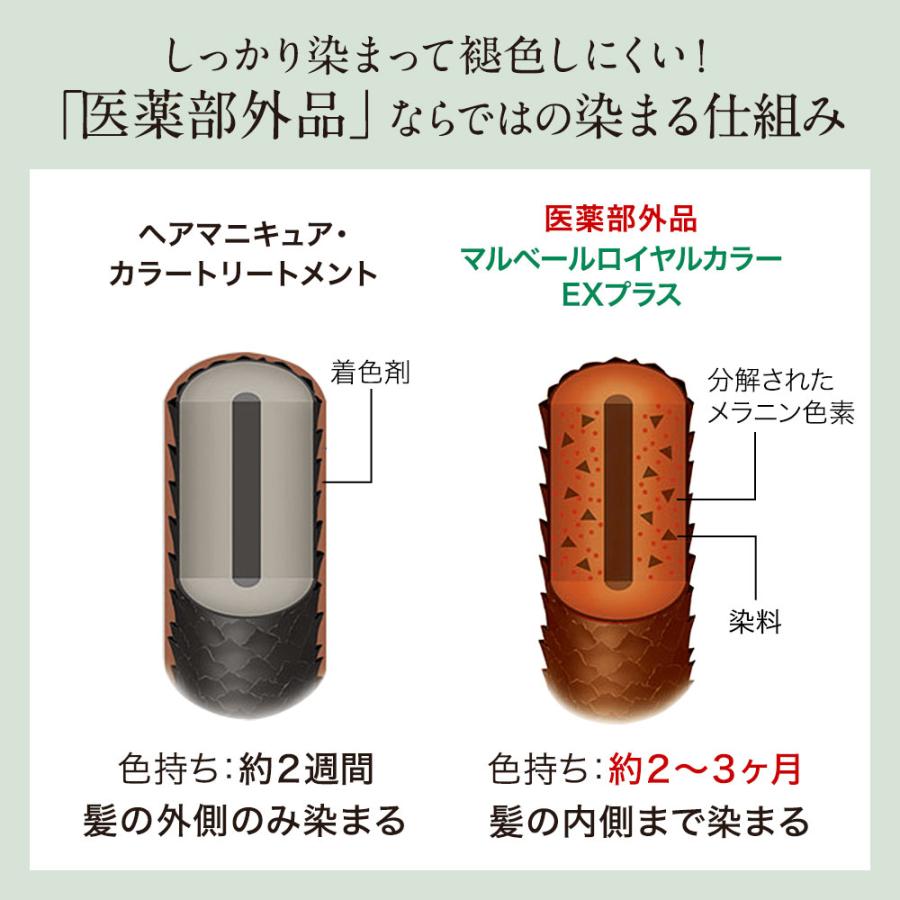 マルベールロイヤルカラーEX 白髪染め マルベール ロイヤルカラー EX