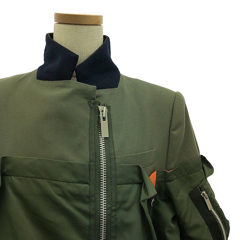 sacai（サカイ） 【美品】 | 2021AW | MA-1 Bomber Jacket / 異素材