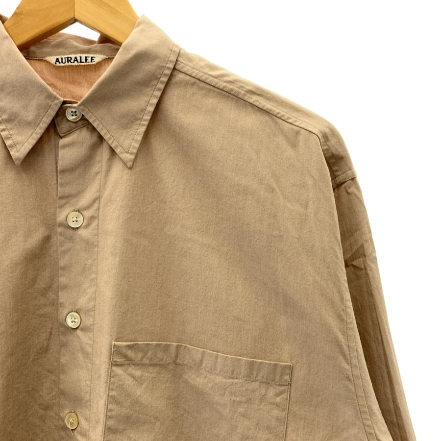 AURALEE（オーラリー） WASHED FINX TWILL BIG SHIRT フィンクス