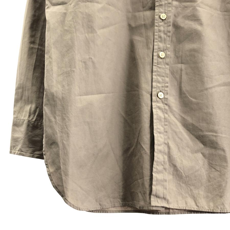 AURALEE（オーラリー） WASHED FINX TWILL SHIRTS バンドカラーシャツ