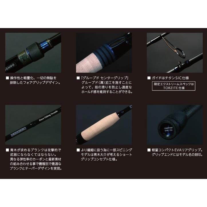 ディスタイル ディハイロ DHRC-68M FX ベイトロッド DSTYLE DEHIGHRO