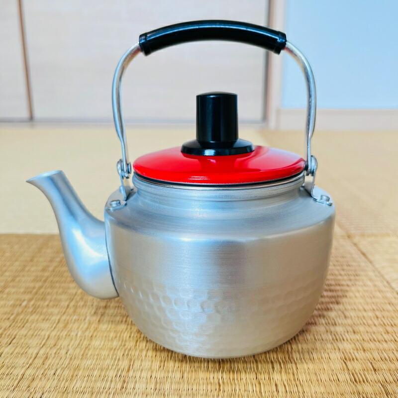 急須 アルミ 槌目急須 10号 前川金属 / きゅうす やかん ヤカン