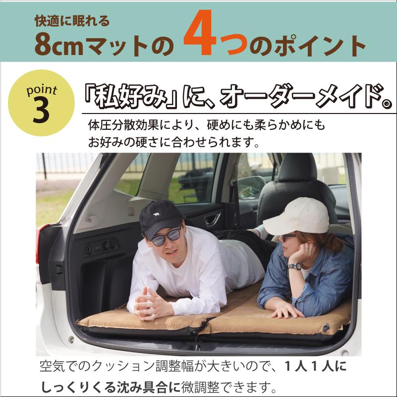 Bears Rock（ベアーズロック） 車中泊 マット キャンピングマット