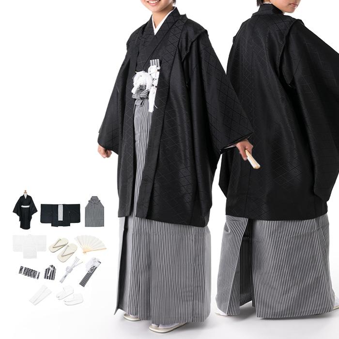 KYOETSU（京越） 紋付 羽織袴 七五三 卒業式 着物 男の子 袴 フル