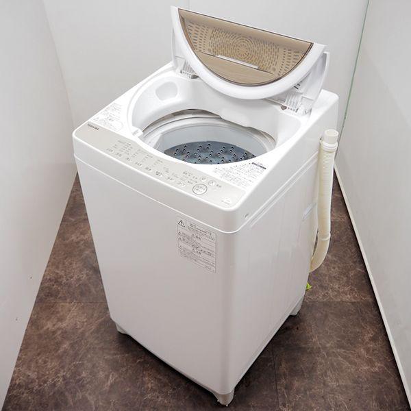 TOSHIBA（東芝） 中古 洗濯機 2〜3人分 7.0kg ステンレス槽 風乾燥