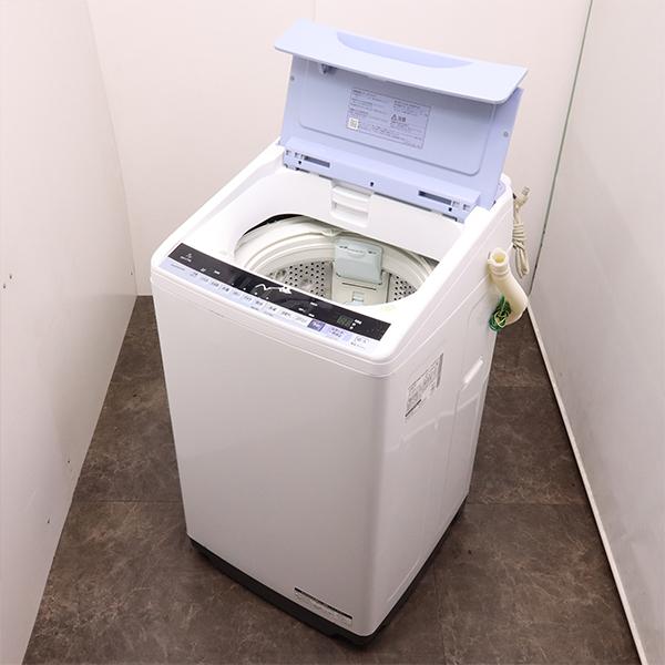 日立（HITACHI） 中古 洗濯機 2〜3人分 7.0kg コンパクト 予約機能