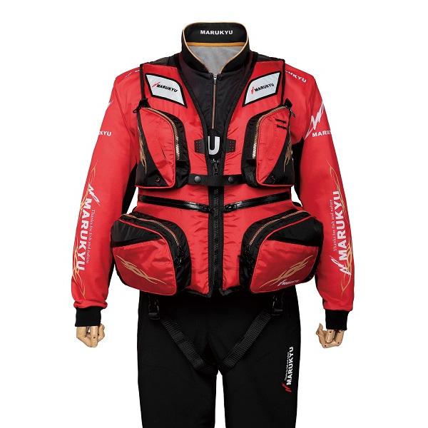 マルキュー（MARUKYU） PFD03 L2 ブラック レッド S-M L-LL