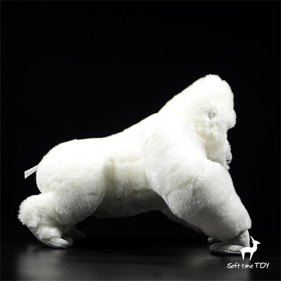 W20230289 ぬいぐるみ ゴリラ シルバー ホワイト 生物 グッズ