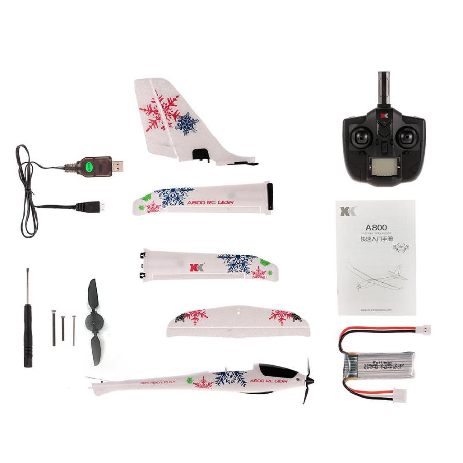 W20230299 ラジコン 飛行機 グライダー Wltoys xk a800 RC航空機 5