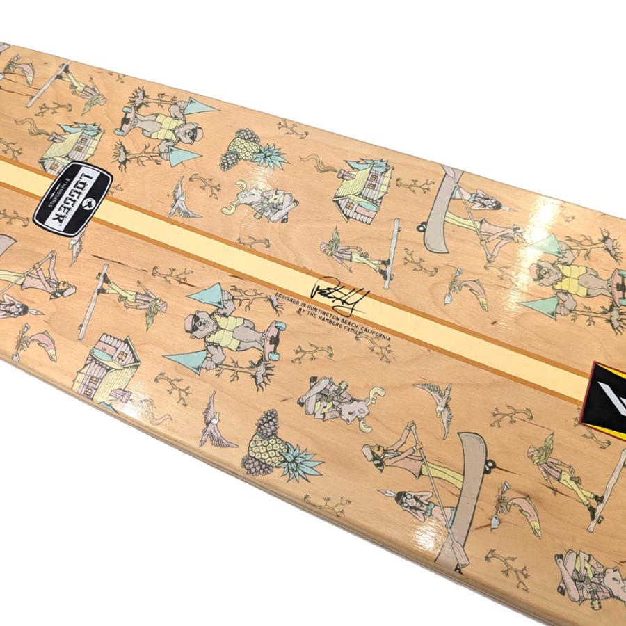 中古 HAMBOARDS スケートボード Logger 152cm ロングスケートボード